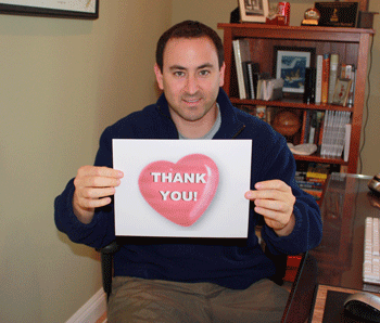 Adam Pick Thanking The Heart Valve Surgery Community
