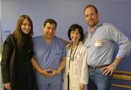 Dr. Pedro Del Nideo With Sarah's Family