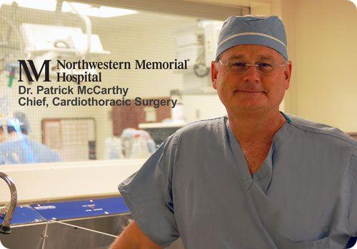 Dr. Patrick M. McCarthy In Front Of Operating Room