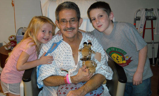 Grandpa In Hospital After Surgery