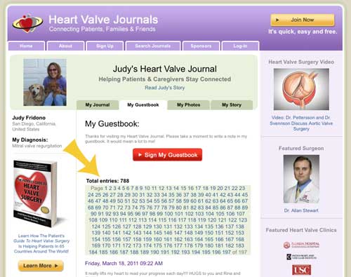 Guestbook Of Heart Valve Journals