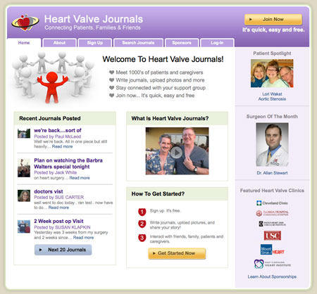Heart Valve Journals - Social Network For Heart Valve Surgery Patients