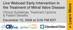 Patient Webcast For Mitral Valve Disease Treatment