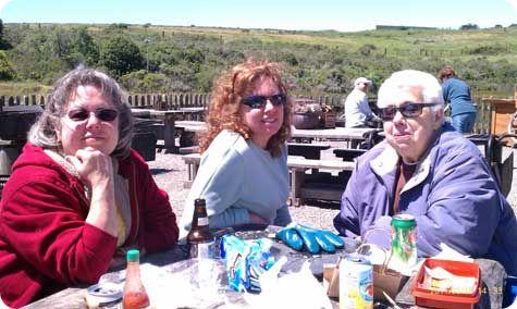 Three Older Women Having Lunch