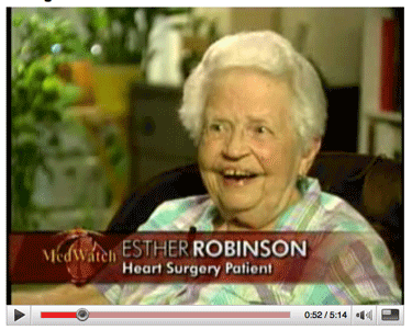Mitral Valve Repair Video - Esther Robinson (Patient)