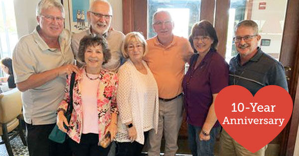 Heart valve patient reunite in Florida