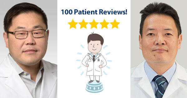 100 Patient Reviews for Drs. Gang Gyu and Dr. Takeyoshi Ota