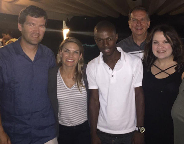 Berthony, Amanda Fowler and medical mission team