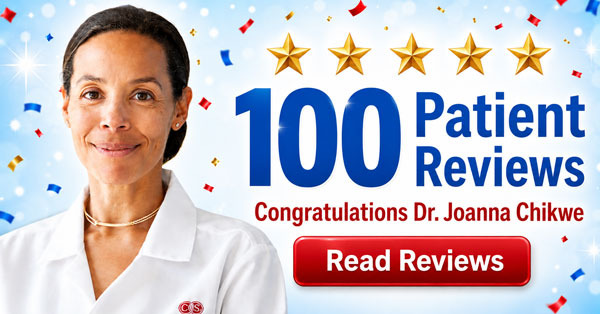 Dr. Joanna Chikwe Gets 100th Patient Review