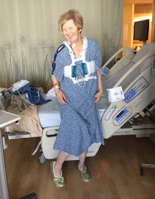 After Heart Surgery Marilyn Celebrates Her 70th Birthday 