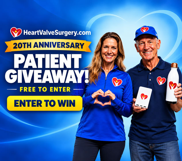 HeartValveSurgery.com 20th Anniversary Patient Giveaway