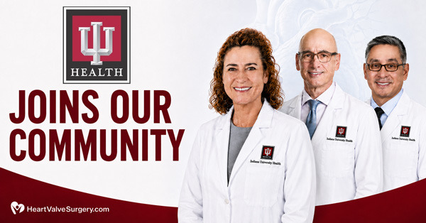 Indiana University Health Joins HeartValveSurgery.com Community