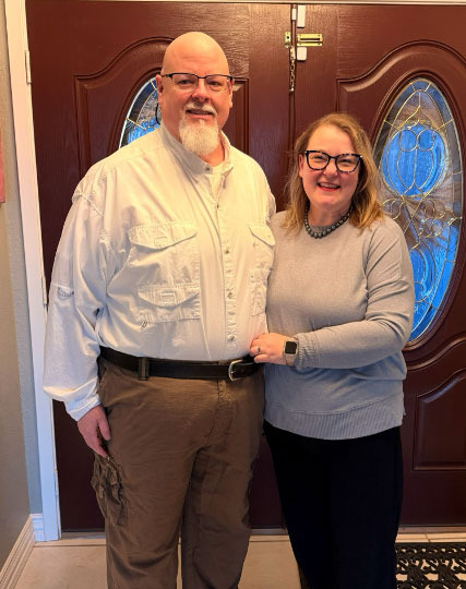 Larry, Heart Valve Patient, With Wife