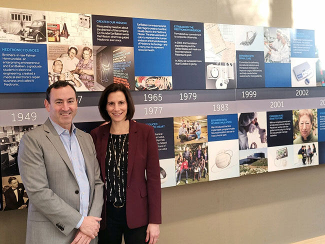 Medtronic Wall of Innovation with Jenny Cotton