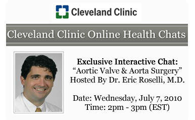 Dr. Roselli - Live Internet Chat - Aortic Valve And Aorta Surgery