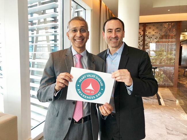 Vinod Thourani, MD, with Adam Pick, on Heart Valve Day