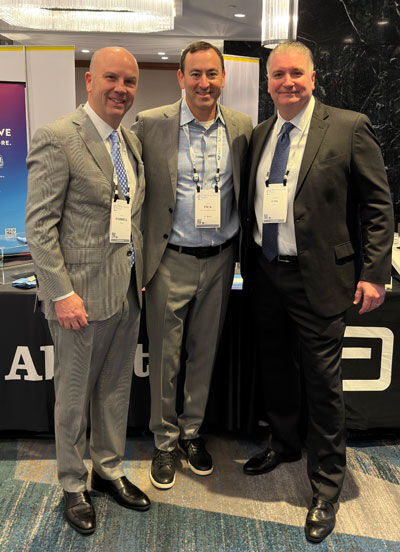 Adam Pick with Mitral Conclave Attendees including Chris Waddel and Michael Cox