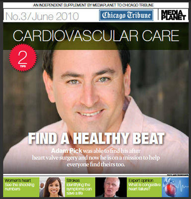 Cardiovascular Care - Adam Pick Featured In Chicago Tribune Supplement 