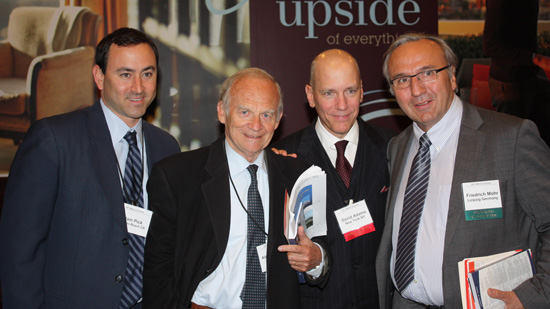 Dr. Alain Carpentier, Adam Pick, Dr. David Adams & Dr. Fred Mohr At Mitral Conclave