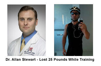 Allan Stewart Loses 25 Pounds While Training For The New York City Triathlong