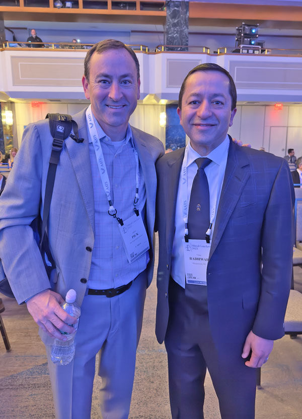 Dr. Vinay Badhwar, heart surgeon, and Adam Pick