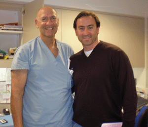Dr. Ben Rosin and Adam Pick at Torrance Memorial Hospital
