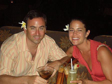 Robyn and Adam Pick On Our Honeymoon in Fiji. 