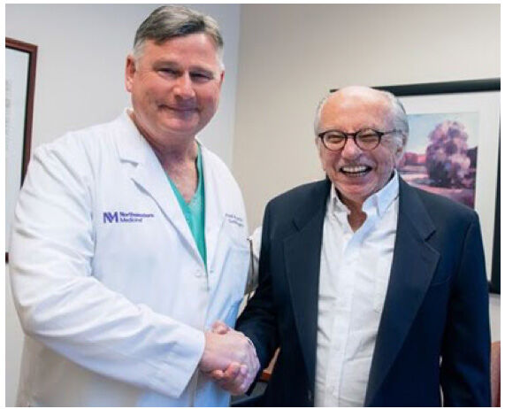 Dr. Patrick McCarthy With Heart Surgery Patient