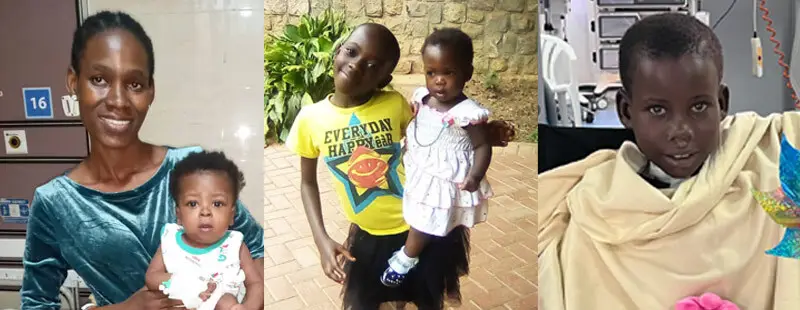 HeartValveSurgery.com Charitable Giving Fund—collage of more sponsored children