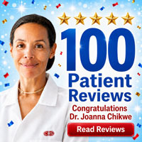 Dr. Chikwe's 100 Patient Reviews