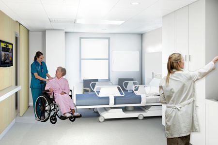 Inside Patient Room At Cleveland Clinic