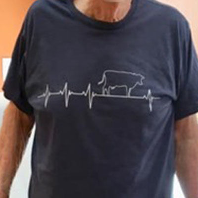 cow valve t shirt