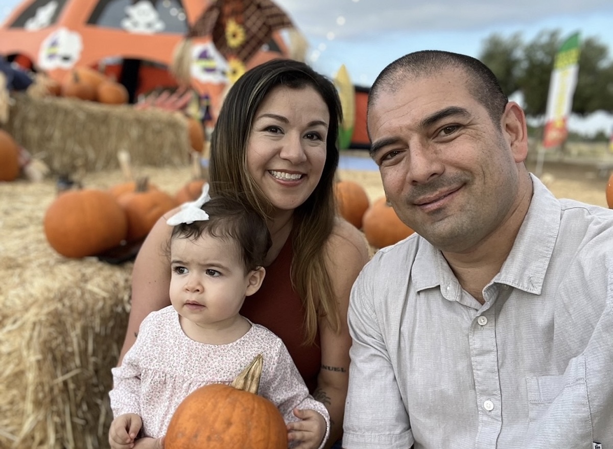 Family spending time together outdoors