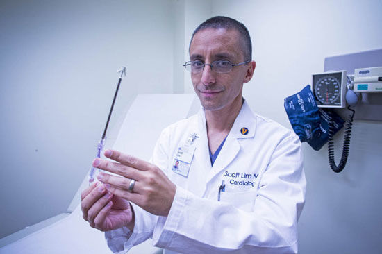 Dr. Scott Lim with MitraClip