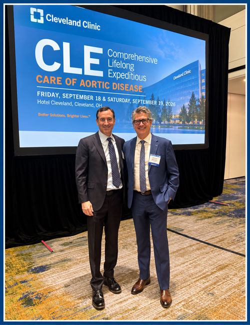 Care for Aortic Disease Symposium with Dr Eric Roselli, Cardiac Surgeon