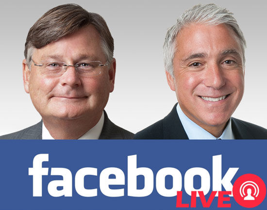 Dr. Patrick McCarthy, heart surgeon, and Dr. Charles Davidson, interventional cardiologist, on Facebook