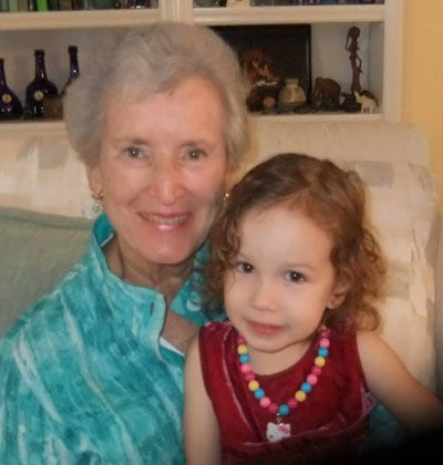 Fran Zilko with her granddaughter