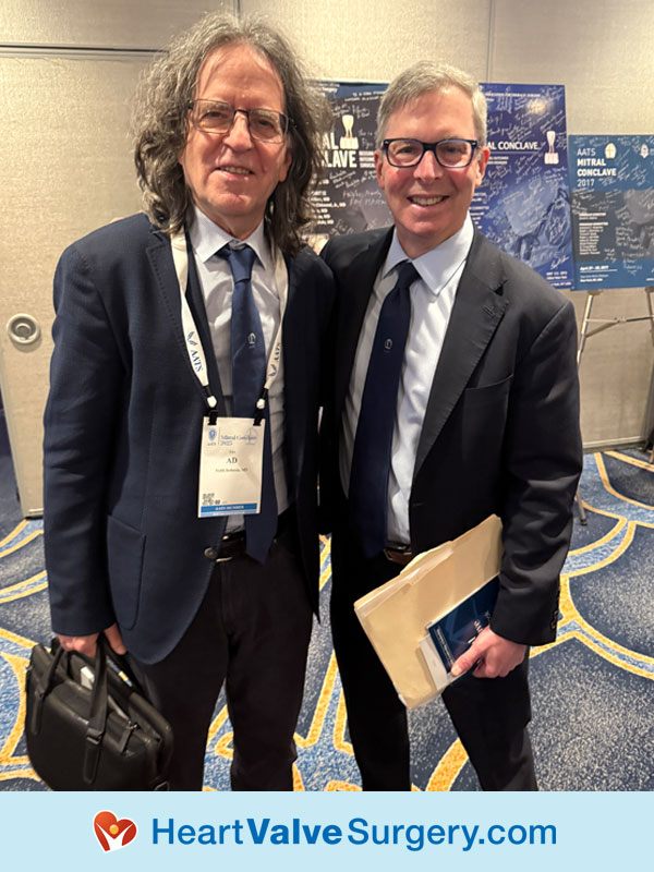 Dr. Marc Gillinov and Dr. Niv Ad, heart surgeons