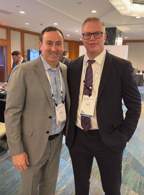 Dr. T. Sloane Guy, heart surgeon, with Adam Pick