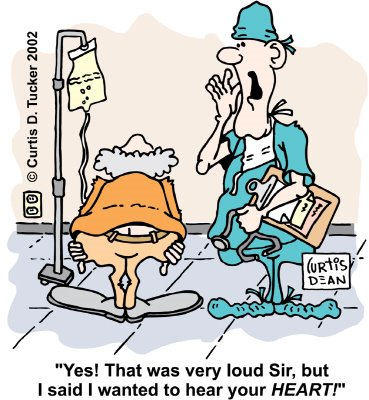 Heart Surgery Cartoon: Joke About Flatulence
