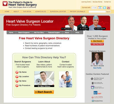 Heart Valve Surgeon Finder