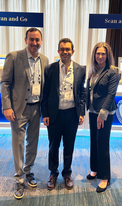 Dr. Michael Ibrahim with Adam Pick and Katie Bal