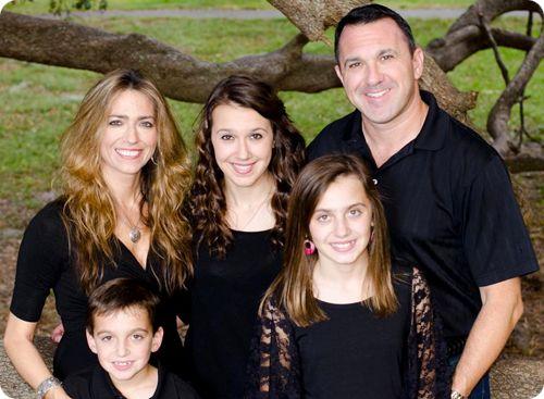 Jeff & Family Dressed In Black