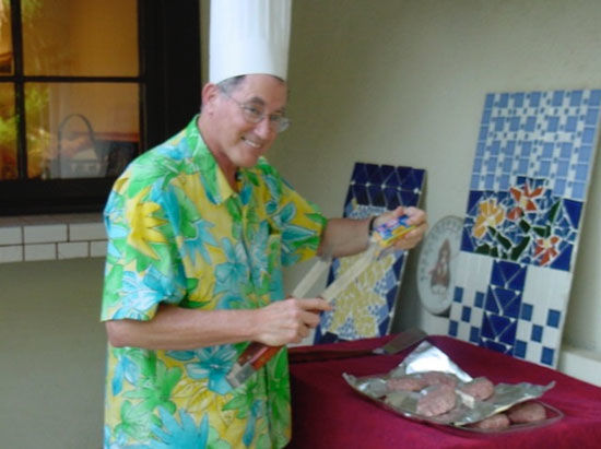 Jerry Pick cooking