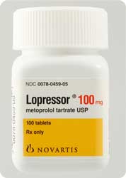Lopressor Medication Bottle