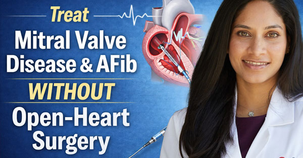 Can Mitral Valve Disease and Atrial Fibrillation Be Treated Without Open Heart Surgery?