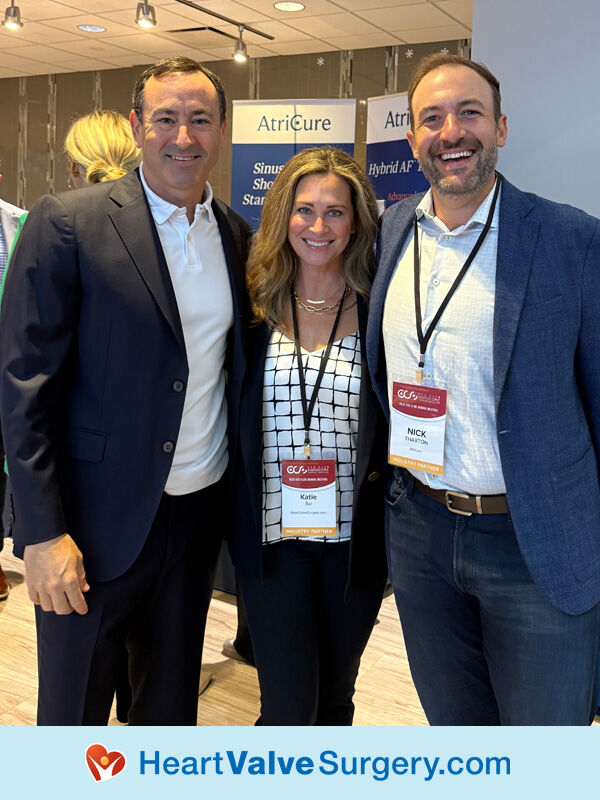 Nick Thaxton of AtriCure with Adam Pick and Katie Bal