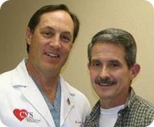 Dr. Kevin Accola with Duane Hunt