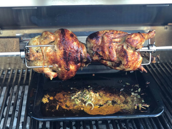 BBQ rotisserie chicken