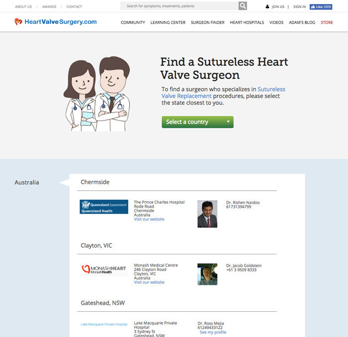 Afib heart surgeon finder